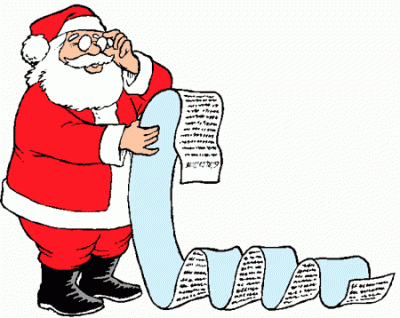 Santa Reading 