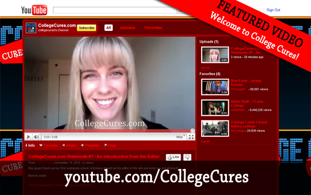 College Cures First Webisode - An Introduction from the Editor