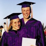 Graduating couple