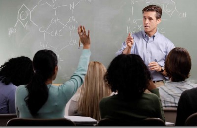 Students in the classroom