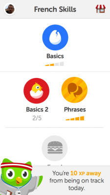 Duolingo app screenshot |Learn a language on your phone