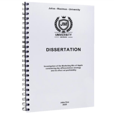 how much does it cost to get a dissertation bound